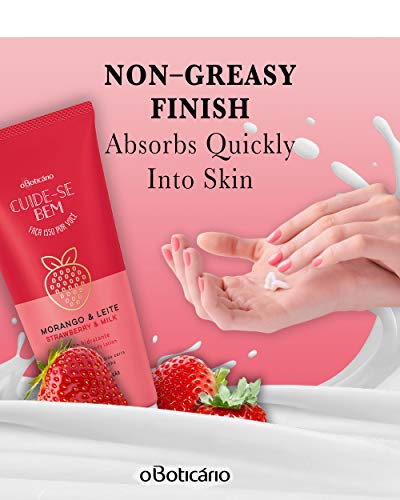 Cuide-Se Bem Strawberry And Milk Hand Cream, 50g